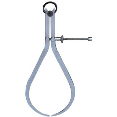Ozar Outside Caliper 200mm: high-grade polished steel tool for precise external measurements, ideal for professionals and DIYers.