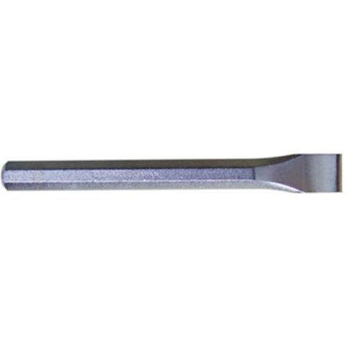 MOKUBA 1501-010mm Cold Chisel, 10x150mm, high carbon steel, durable, chrome finish, versatile for metal and stone shaping.