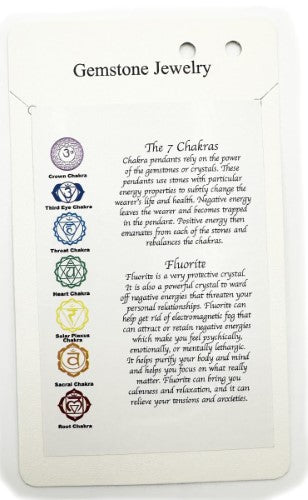 Chakra Keyring - Fluorite (Set of 6)