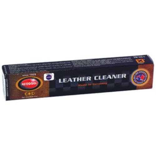 Autosol Leather Cleaner 100g/75ml, eco-friendly, concentrated solution for cleaning and nourishing smooth leather surfaces.