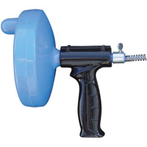 Worldwide SBAUD-460P Pistol Drum Auger 4.6M, a durable tool designed for effective drain cleaning and unclogging tough blockages.