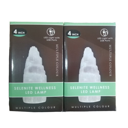 Selenite Wellness USB LED Lamp - Pack of 9
