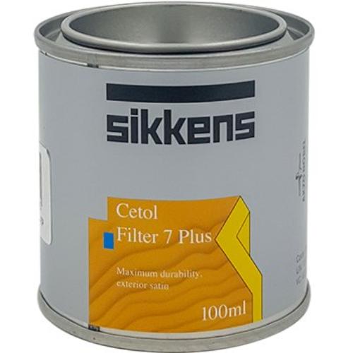 Sikkens Filter 7 Plus Antique Oak Test Pot for durable, UV-protected exterior woodstaining with an elegant finish.