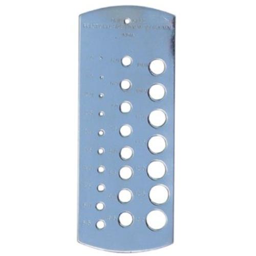 Ozar Drill Gauge for precise measurement of drill bits from 1mm to 13mm, ensuring accuracy and durability in projects.