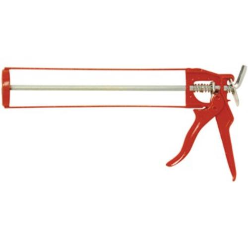 Worldwide KH6025 Caulking Gun, 265mm skeleton type, designed for easy sealant application and comfortable grip.
