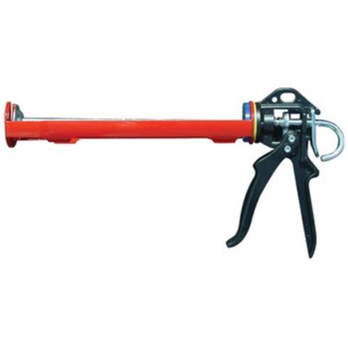 Heavy-duty 260mm skeleton caulking gun designed for seamless sealing and adhesive applications, enhancing comfort and reducing fatigue.