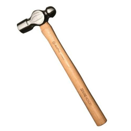AmPro Ballpein Hammer 225g with wooden handle, ideal for precision metal and woodwork, offering comfort and durability.