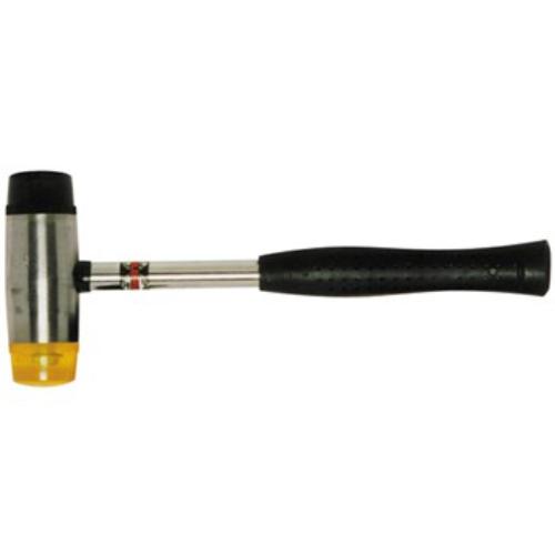 Worldwide 2766 Soft Face Hammer (24oz) with nylon striking faces for precision tasks without damaging workpieces.