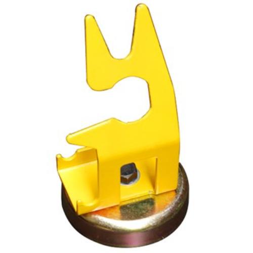 Strong Hand MIG/TIG Gun Holder, a durable tool for organizing welding guns and pliers, enhancing workspace efficiency.