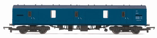 Hornby Trains BR GUV Era 5 model, featuring intricate details, ideal for railway collections or displays of British rail history.