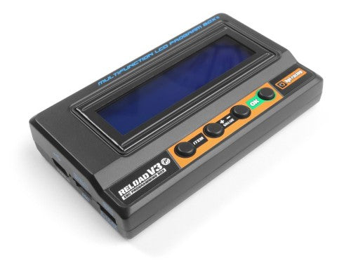 Flux Reload Program Box V3 for HPI Racing, customizing RC car performance with precision and ease.