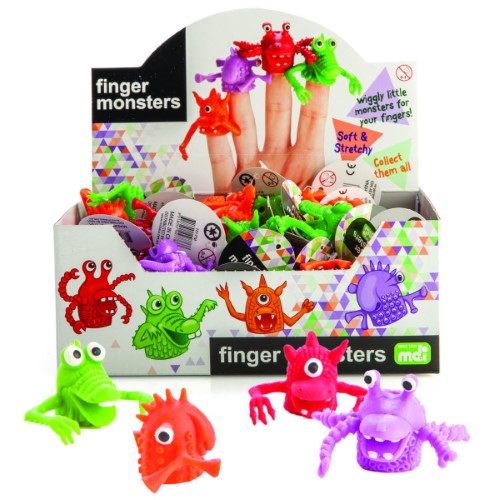 Finger Monsters (Set of 72 Assorted)