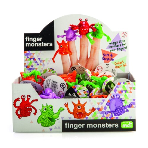 Finger Monsters (Set of 72 Assorted)
