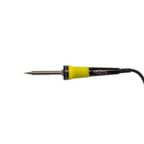 Bromic 40W soldering iron with rapid heating, durable tip, and ergonomic grip for precise soldering tasks.
