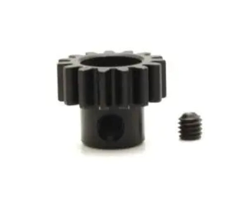 Kyosho Pinion 14T 1.0M 5mm steel gear for RC cars, designed for precision, durability, and enhanced performance.