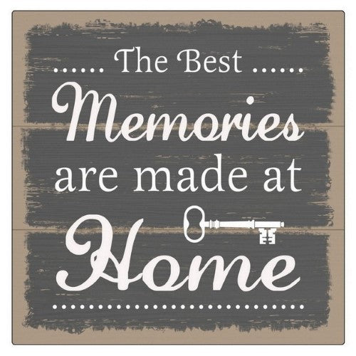 Wall Art on MDF - Best Memories (40 x 40cm)