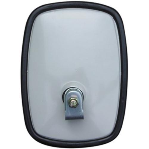 Flat mirror for Jeep, 127 x 178mm, convex for wider view, durable with easy ball and clip install for safety.