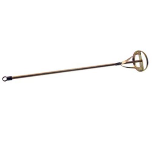 AmPro Paint Mixer with 80mm head and 400mm shaft for efficient mixing of paints and adhesives.