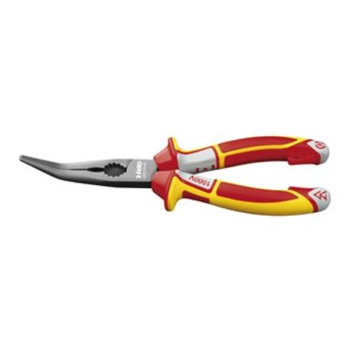 Felo Long Nose Radio Pliers VDE curved 45° 205mm