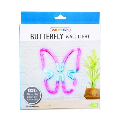 LED Wall Light - Butterfly (22cm)