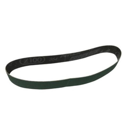 AmPro A4292-56 Air Sanding Belt 20 x 520mm designed for efficient sanding on wood, metal, and plastic with reduced dust emissions.