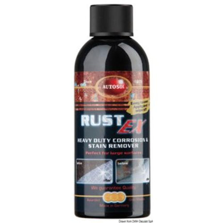 Autosol Rust Ex Heavy Duty Metal Life Saver 250ml for effective rust removal and metal surface restoration.
