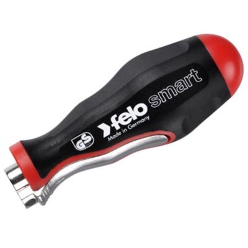 Felo 069 Smart Handle: ergonomic screwdriver with soft grip, ideal for DIY and professional tasks, ensuring comfort and torque.