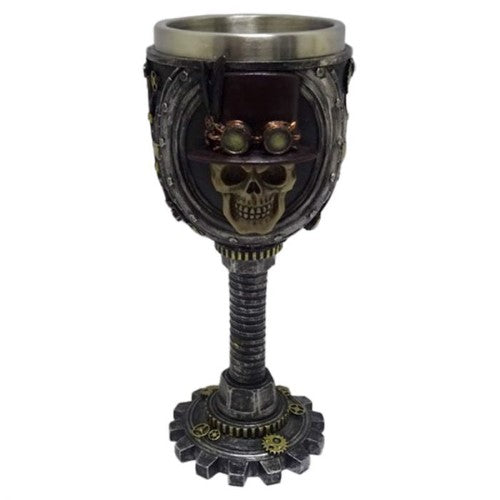 Goblet - Decorative Steampunk Skull (18.8CM)