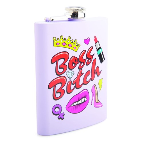 Metal Flask - Boss B*tch (13.5cm)