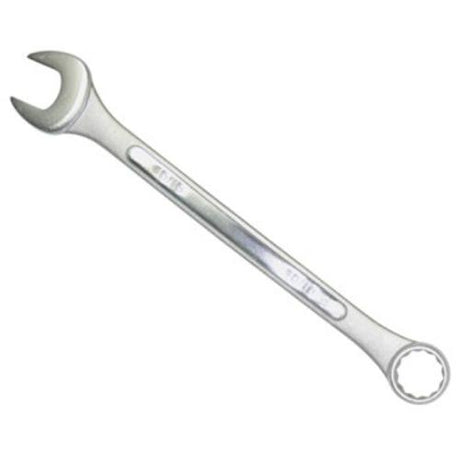 Durable 15/16" combination wrench for automotive repairs, featuring polished heads for enhanced grip and torque.