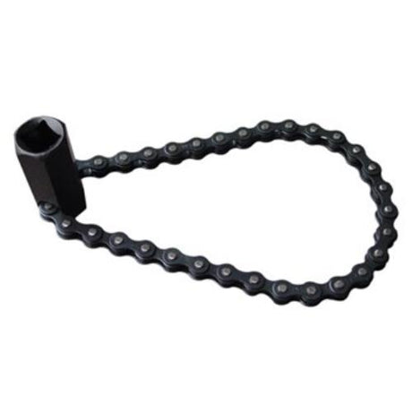 AmPro Oil Filter Wrench with chain drive for strong grip, ideal for easy oil filter removal and installation.