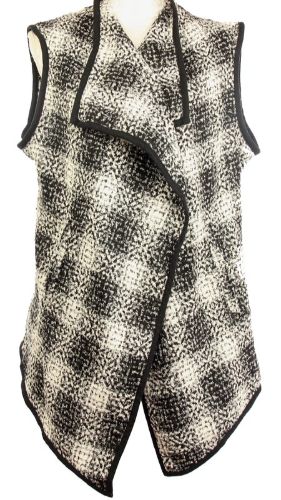 Plaid Vest - Black