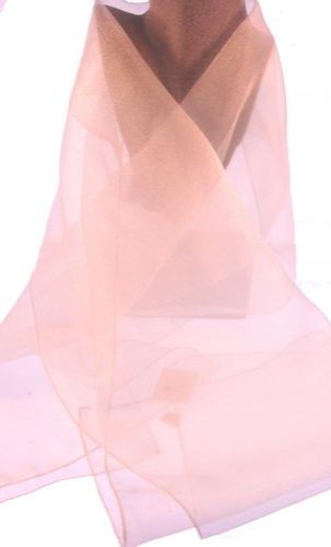 Scarf - Ployester Organza - Silver