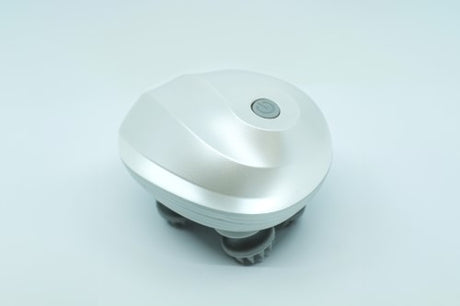 Flipside Pettecc Cat Massager in Pearl, designed for soothing cat massages with gentle kneading and easy operation.