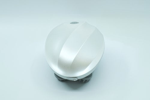 Flipside Pettecc Cat Massager in Pearl, designed for soothing feline relaxation with gentle kneading motions and easy operation.