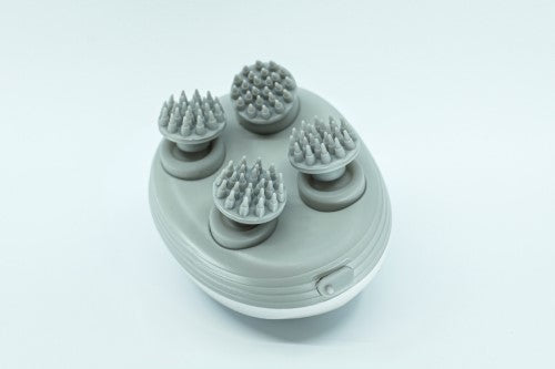 Flipside Pettecc Cat Massager in Pearl, featuring gentle kneading for ultimate relaxation and stress relief for cats.
