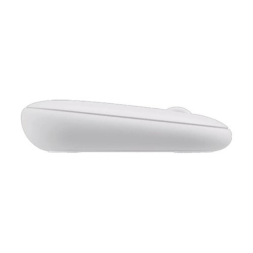 Logitech Pebble Mouse 2 M350s in Tonal White, wireless, eco-friendly, silent clicks, perfect for seamless productivity.