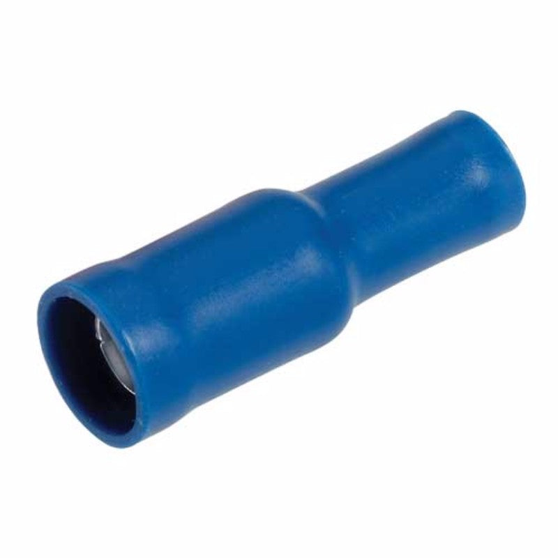 Narva Female Bullet Terminal Blue 5mm, durable and heat-resistant for reliable automotive electrical connections.
