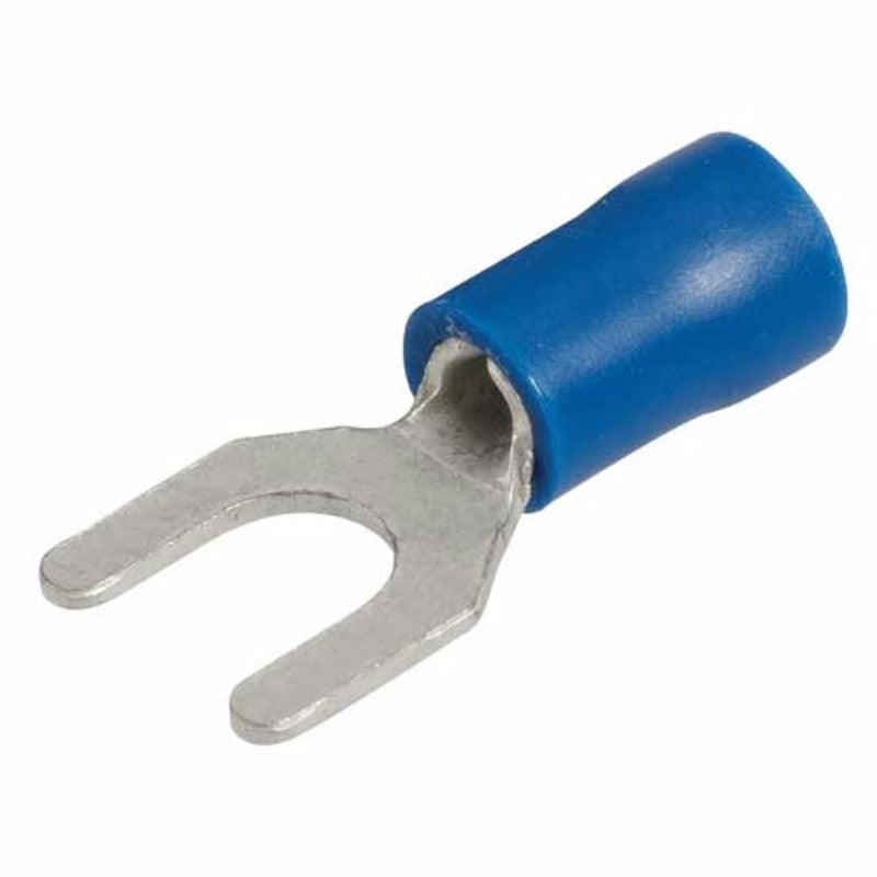 Narva Terminal Spade Blue 5.0mm, ideal for reliable electrical connections in automotive and household applications.