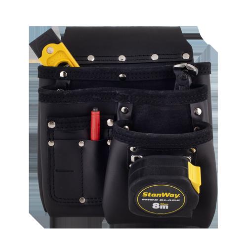 BUILDPRO Leather Nail Bag