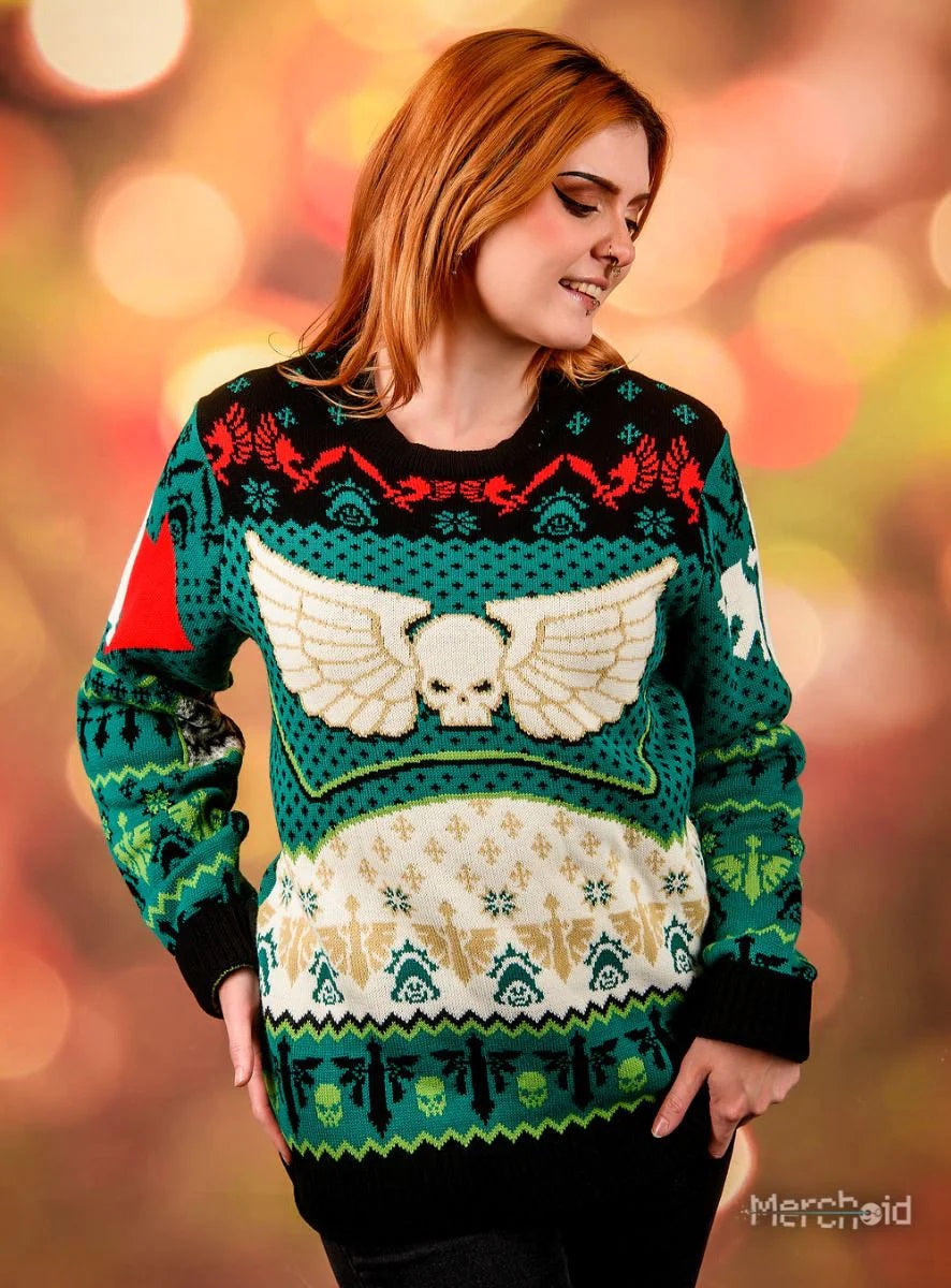 Warhammer 40000: Dark Angels Christmas Jumper (L)