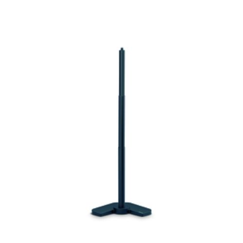 Jabra PanaCast Table Stand: sleek black freestanding support for versatile video conferencing setups.