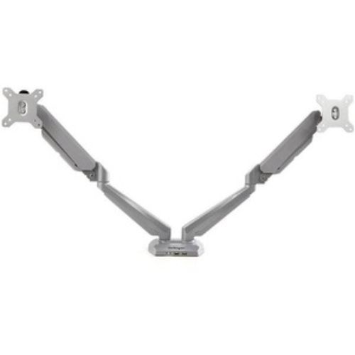 Dual Monitor Desk Mount Arm with USB/Audio Ports - Adjustable & Durable - Startech