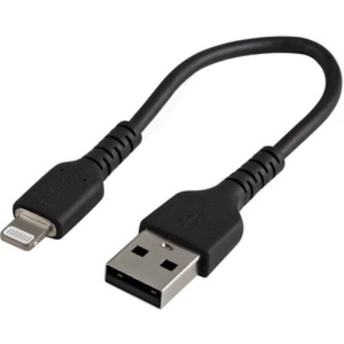 Durable 6-Inch USB-A to Lightning Cable for iPhone, iPad & AirPods - Fast Charging & Data Transfer