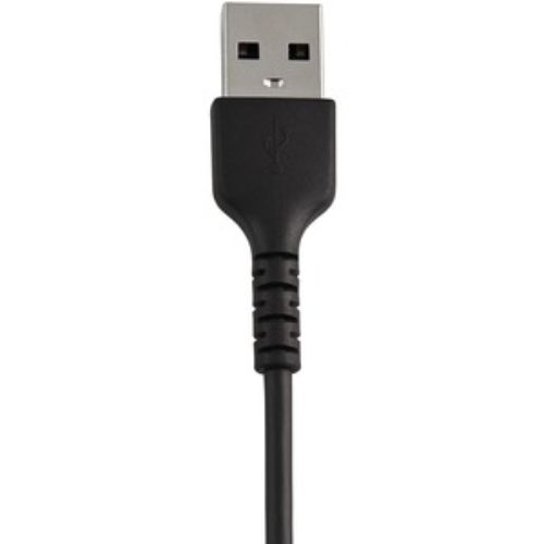 Durable 12-Inch USB-A to Lightning Charging Cable for iPhone, iPad, and AirPods (Black)