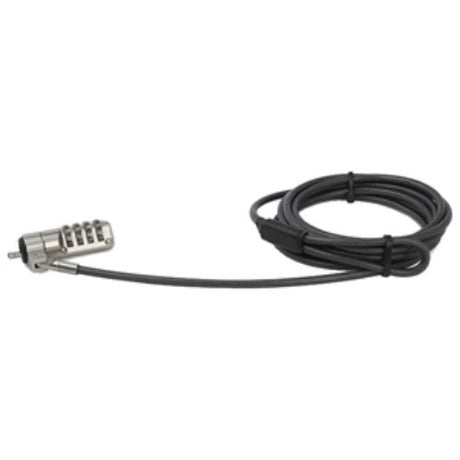 Startech 4-digit laptop cable lock with durable steel, customizable code, and 360° swivel for secure device protection.