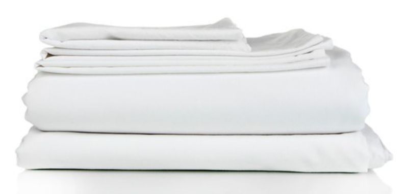 White 20/80 Standard Pillowcase - T200, soft polycotton blend with 250TC for comfort and durability.