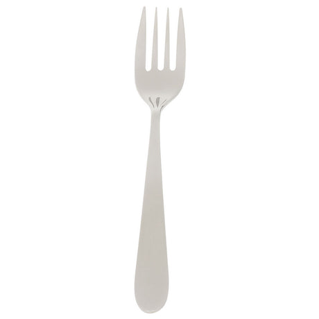 Elegant Stanley Rogers Bristol Fruit Fork in premium stainless steel with a mirror finish, perfect for serving fruits and desserts.