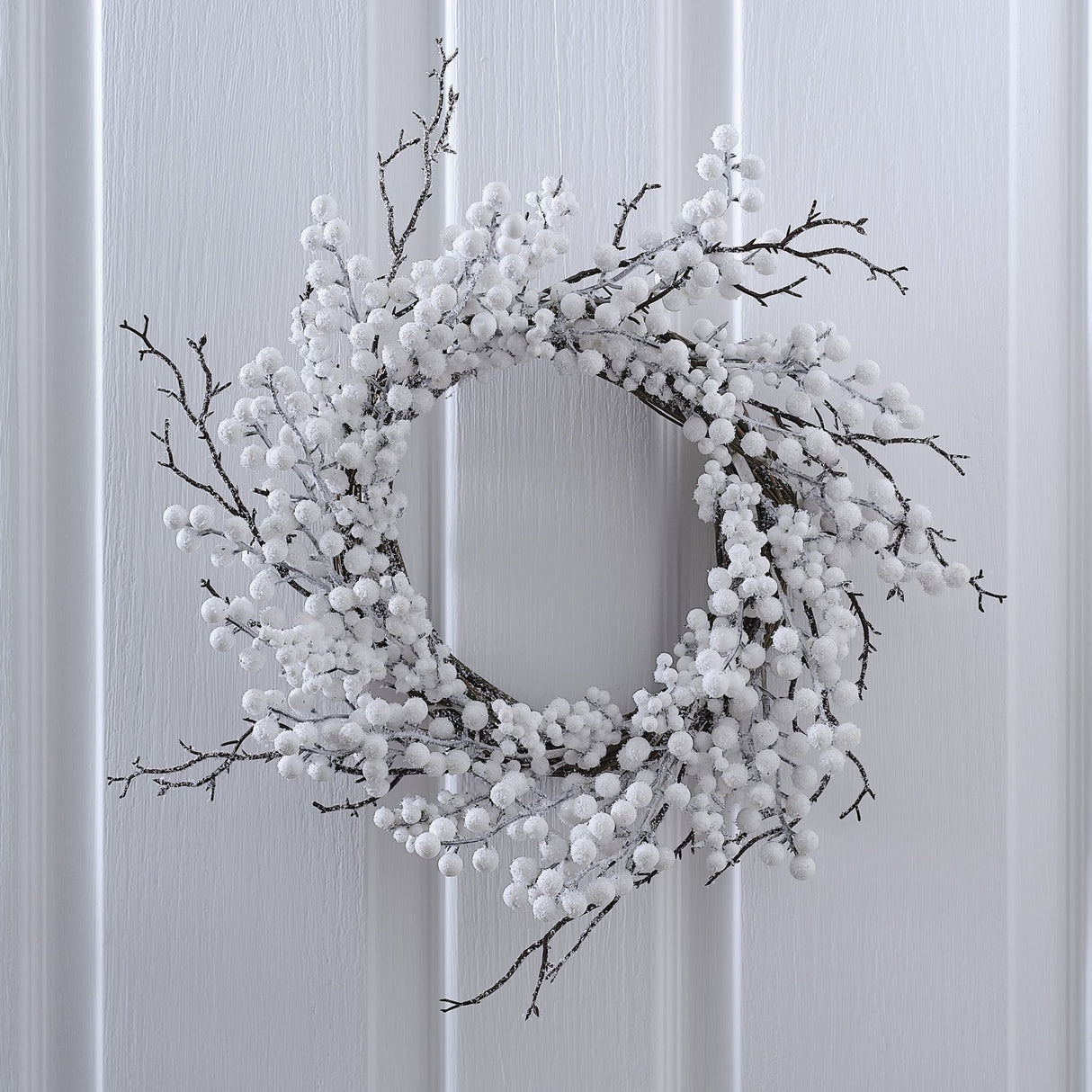 Door Wreath - White Christmas Berry Christmas