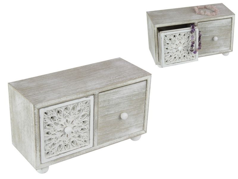 Twin Draw Holder - Filigree 22cm (Set of 2)